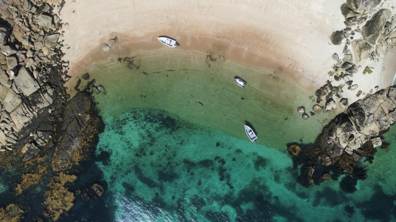 Les Pieds Dans L Eau Acces A La Plage Depuis La Residence Trébeurden Kültér fotó